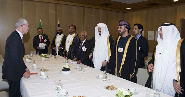 President Van Rompuy meets a delegation from the Gulf Cooperation Council. Image credit: Flickr (President of the European Council)