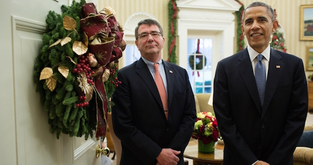 Ashton Carter and President Barack Obama in the Oval Office. Official White House Photo. Image Credit: Pete Souza