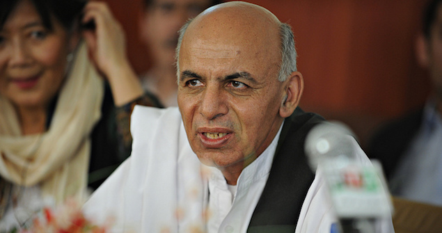 Dr. Ashraf Ghani attends a meeting with Governor Karim in Panjshir Province, Afghanistan on Tuesday, July 5, 2011. (S.K. Vemmer/Department of State)