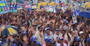 UPFA Provincial Council Election Campaign Rally. Image Credit: Flickr (President Mahinda Rajapaksa). Creative Commons.