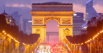 Arc de Triomphe and Champs-Elysées avenue. Image Credit: Flickr (Loïc Lagarde) Creative Commons.