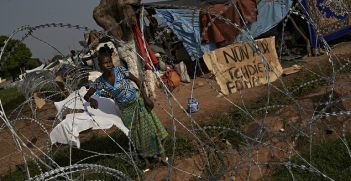 Refugee camp in Bangui, Central African Republic. Image credit: Flickr (UNHCR Photo Unit) Creative Commons.