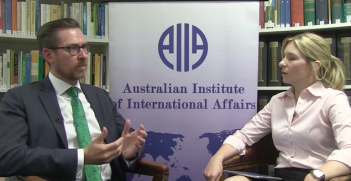 Rory Medcalf Interview. Photo Credit: AIIA (National Office) Creative Commons.