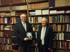 Prof Robert O'Neill and Jeremy Hearder