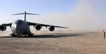 Dennis Richardson discusses Australian capability and the upcoming Defence White Paper. RAAF C-17 Globemaster taxiing at Tarin Kowt airfield in Afghanistan, December 2010. Photo Credit: Wikipedia (U.S. Army photo by Spc. Jennifer Spradlin, 16th Mobile Public Affairs Detachment) Creative Commons.