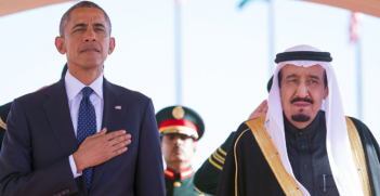 President Obama and King Salman are drawing apart from each other. Photo Credit: Google Images (The Indian Express) Creative Commons.