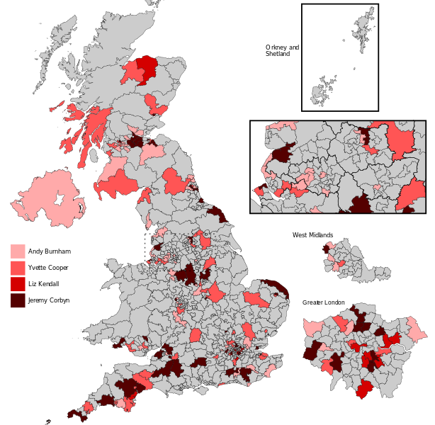 2015 Labour Leadership Election Constituency Labour Party Nominations. Photo Credit: Wikipedia (MrPegnuin20) Creative Commons.