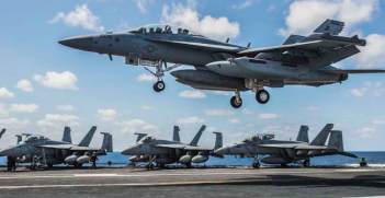 A US fighter jet takes off from an Aircraft Carrier. Photo Credit: Flickr (US Pacific Command) Creative Commons.