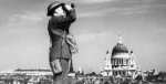 A man scans the sky for German planes during the Battle of Britain. Photo Credit: Wikimedia Commons (ZoomMedia) Creative Commons.