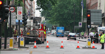 The London bombings on July the 7th 2005 blew up a double decker bus in Tavistock. Photo Credit: Flickr (Jez) Creative Commons.