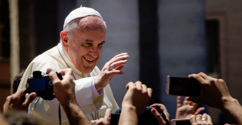 Pope Francis in St Peter's square, Vatican. Photo Credit: Wikipedia (Alfredo Borba) Creative Commons