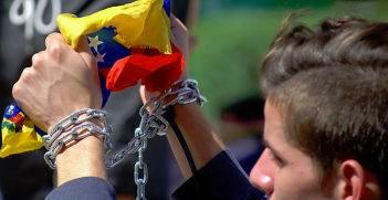 Protest in Caracas, Venezuela. Photo Credit: Flickr (Carlos Díaz) Creative Commons