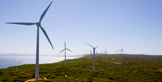 Albany wind farm, Western Australia Photo Credit: Flickr (Lawrence Murray) Creative Commons