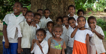 Students at Norsup Primary School on Malekula Island. Photo taken by Connor Ashleigh for AusAID. Photo Source: DFAT (Flickr). Creative Commons.