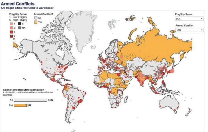 Armed Conflicts infographic. Photo source: Open Canada. Republished with permission.