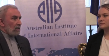 Elizabeth Abbott interviews HE Mr Abdolhossein Vahaji, Ambassador of Iran.