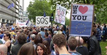 March for Europe, London 2016. Photo credit: duncan c (Flickr) Creative Commons