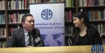 Dr Lowell Bautista speaking with AIIA's Rashi Yadav.