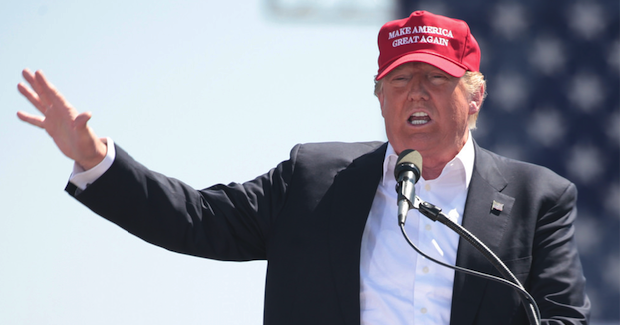 Trump in Hat Photo Credit: Gage Skidmore (Flickr) Creative Commons 