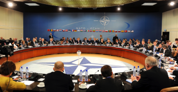 NATO Meeting Photo Credit: US Department of Defense (Wikimedia Commons) Creative Commons