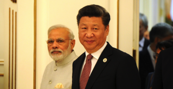 Xi and Modi Photo Credit: Presidential Press and Information Office (Wikimedia Commons) Creative Commons