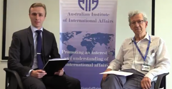 Interview with Dr John Besemeres Photo Credit: AIIA (YouTube Screenshot)