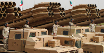 Kuwaiti BM-30 Smerch rocket launchers Photo Credit: Angelique N. Smythe, US Air Force (Wikimedia Commons) Creative Commons