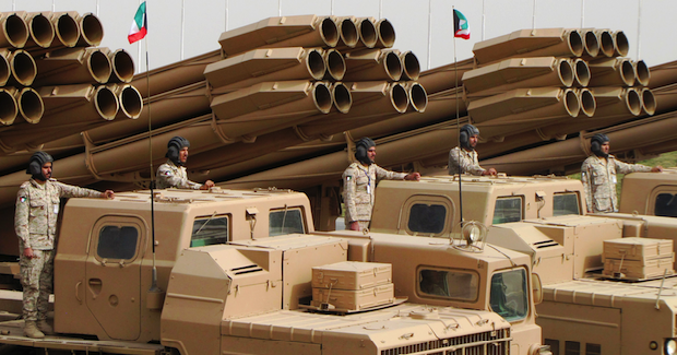 Kuwaiti BM-30 Smerch rocket launchers Photo Credit: Angelique N. Smythe, US Air Force (Wikimedia Commons) Creative Commons