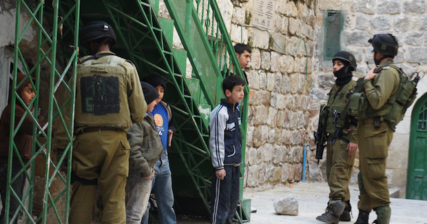 Children being detained by Israeli soldiers Photo Credit: Christian Peacemaker Teams (Wikimedia Commons) Creative Commons