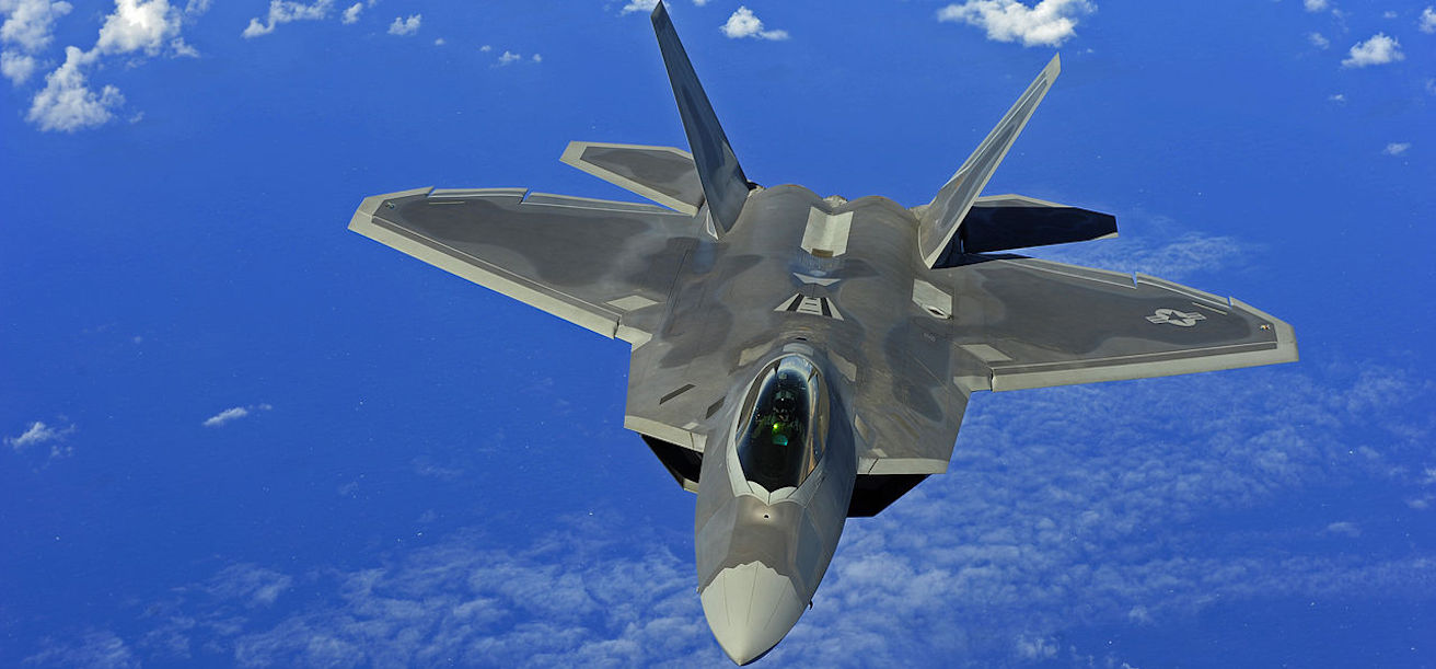 USAF F22 Flies over Guam / Pic Credit: US Air Force photo by Staff Sgt. Jacob N. Bailey