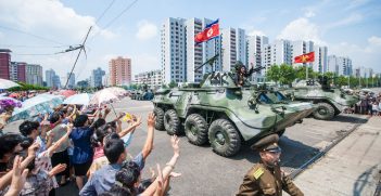 DPRK Victory Day Military Parade, picture by Uri Tours on Flickr.