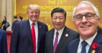 Malcolm Turnbull takes a selfie at APEC 2017 with Donald Trump and Xi Jinping. Source: M Turnbull's Facebook Page