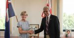 Julia Bishop meets with Tongan Prime Minister Akilisi Pohiva in 2015