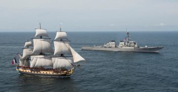 The French Navy continues to maintain a presence near Australia's shores