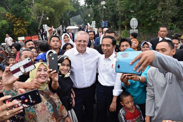 Jakarta, 31 Aug 2018. Credit: Twitter @ScottMorrisonMP 