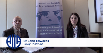 AIIA National researcher Steph Rowell interviewed Dr John Edwards at the 2018 AIIA National Conference on 15 October.