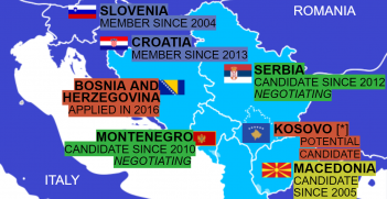 Proposed Enlargement of the EU. Source: Wikimedia Commons. 