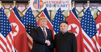 President Trump and Kim Jong Un meet in Hanoi, Vietnam. Source: The White House