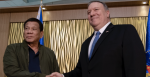 Philippine President Rodrigo Duterte met with US Secretary of State Mike Pompeo in Manila in February. Source: US Department of State, Flickr