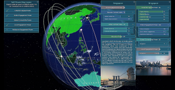 The ACMI Soft Power Map shows Australia's attraction to countries like Singapore. Image: used with permission.