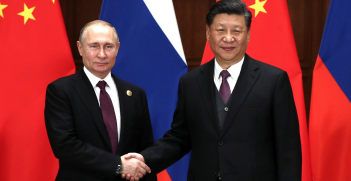 Vladimir Putin and Xi Jinping at Chinese-Russian talks in April 2019. Source: Kremlin website http://bit.ly/2JpdlhX