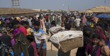 Rohingya refugees in a refugee camp in Bangladesh, Source: EU Civil Protection and Humanitarian Aid, Flickr, https://bit.ly/2ZgVlfO