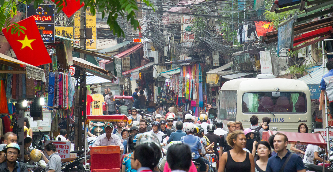 The French Quarter in Hanoi, Vietnam. Flickr: a_brlnr https://creativecommons.org/licenses/by-sa/2.0/