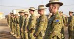  Australian soldiers, deployed in support of Combined Joint Task Force – Operation Inherent Resolve, attend a medals parade at Camp Taji, Iraq, Nov. 15, 2017. Photo by Rachel Diehm, US Army Photo. Source: 