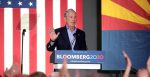 Former Mayor Mike Bloomberg speaking with supporters at a campaign rally at Warehouse 215 at Bentley Projects in Phoenix, Arizona. Source: Gage Skidmore https://bit.ly/3c63bzs