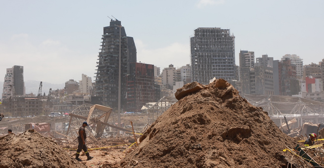 Aftermath of the tragic explosion in Beirut, Lebanon
Photo: EU Civil Protection and Humanitarian Aid, https://bit.ly/3gmeXaP