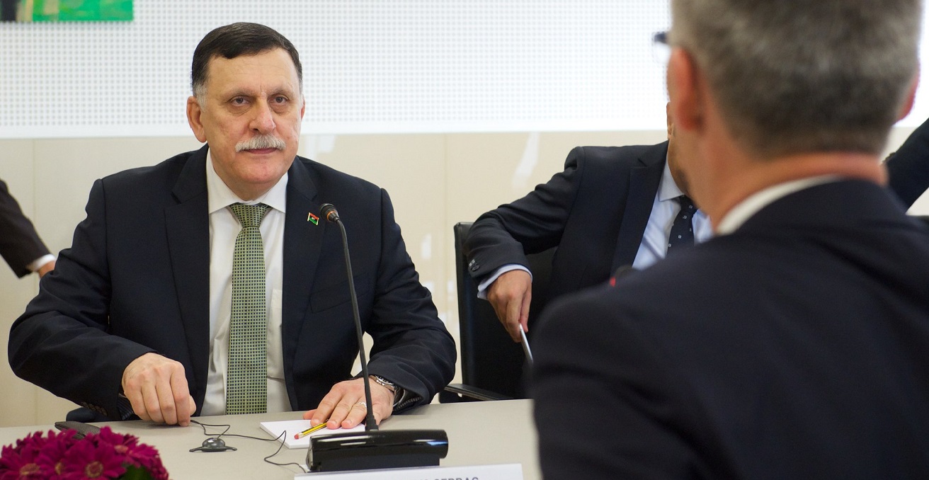 The Prime Minister of Libya, Fayez al-Sarraj visits NATO and meets with NATO Secretary General Jens Stoltenberg
Source: NATO North Atlantic Treaty Organization, https://bit.ly/34CtQDc