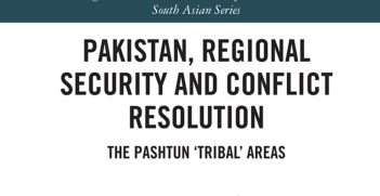 Pakistan, Regional Security and Conflict Resolution book cover. Source: Routledge https://bit.ly/2JZpNcl