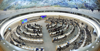 Human Rights Council, Geneva. Source: GPA Photo Archive https://bit.ly/3iSgAA6