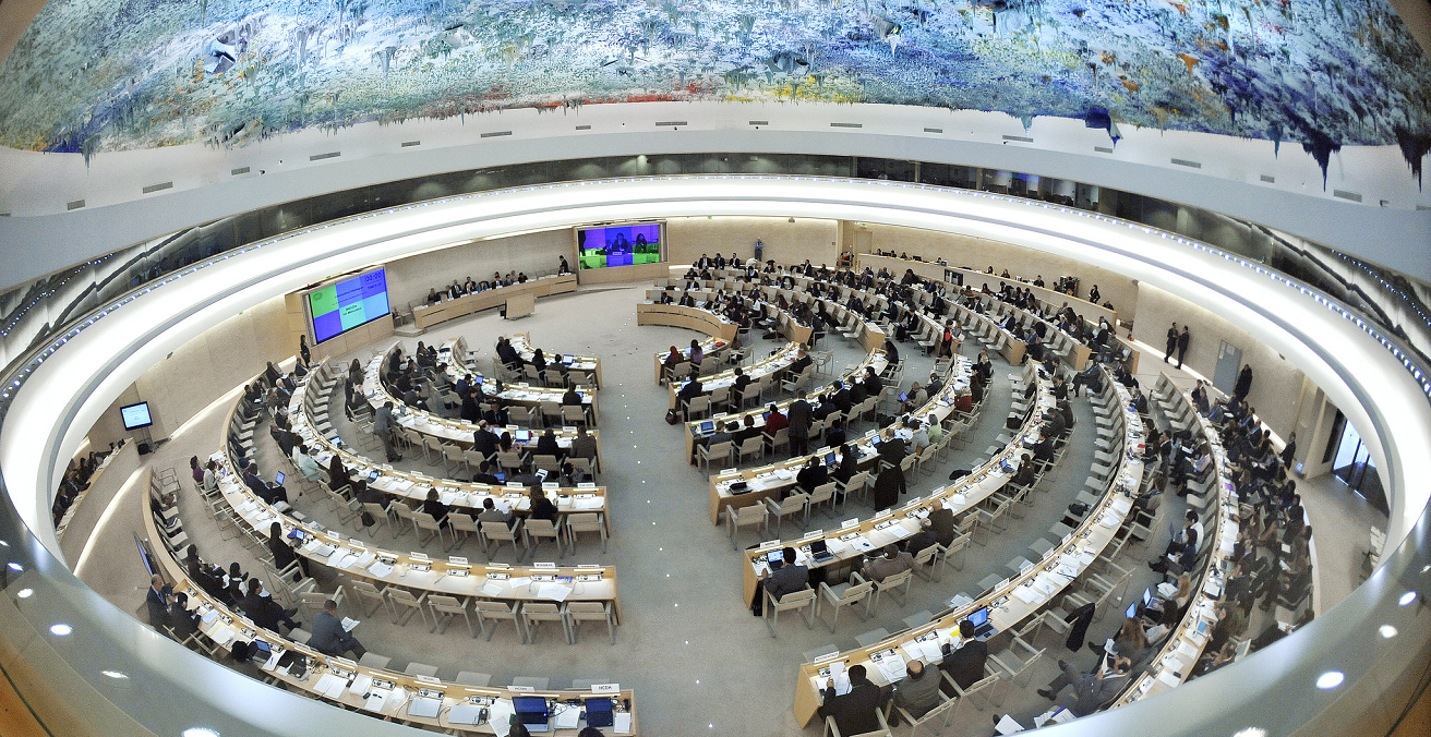 Human Rights Council, Geneva. Source: GPA Photo Archive https://bit.ly/3iSgAA6